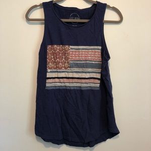 Lucky Brand American flag tank top